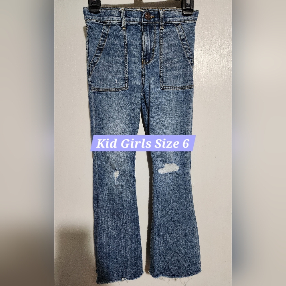 Kid Girls Size 6 Adjustable Waist Jeans (OshKosh B'Gosh)